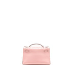Hermes kelly Pochette swift 3Q Rose Sakura SHW
