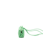 BOTTEGA VENETA MINI LOOP CAMERA BAG LAMBSKIN LIGHT GREEN SHW