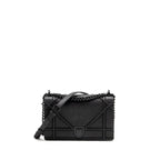 DIOR MEDIUM STUDDED DIORAMA CALFSKIN SO BLACK