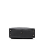 FENDI MEDIUM PEEKABOO BAG SELLERIA LEATHER BLACK SHW