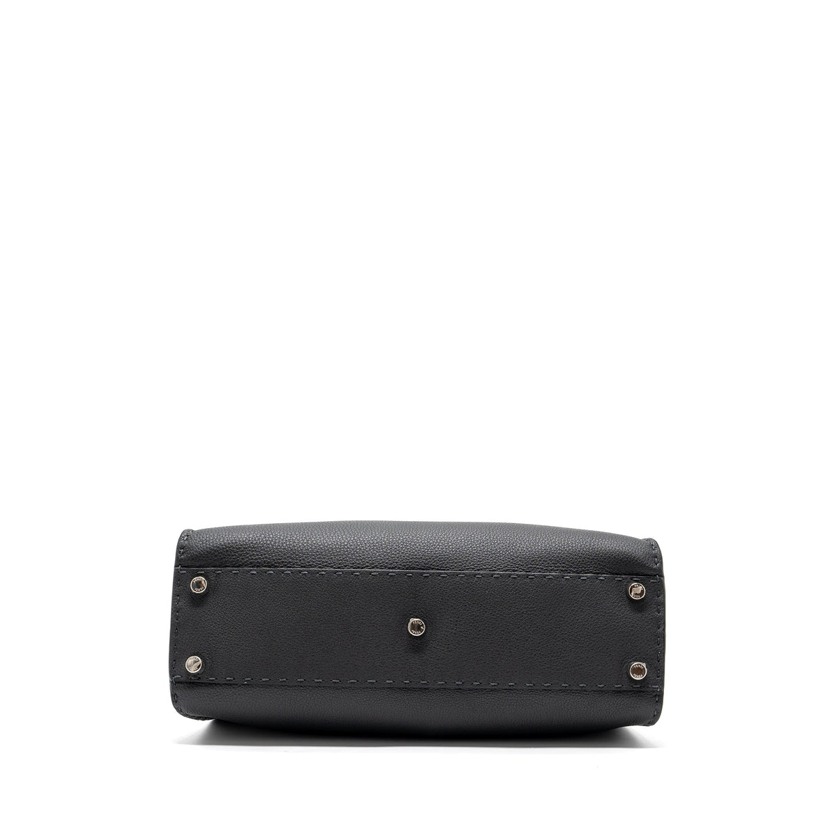 FENDI MEDIUM PEEKABOO BAG SELLERIA LEATHER BLACK SHW