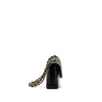 CHANEL SMALL CLASSIC DOUBLE FLAP BAG CAVIAR BLACK GHW