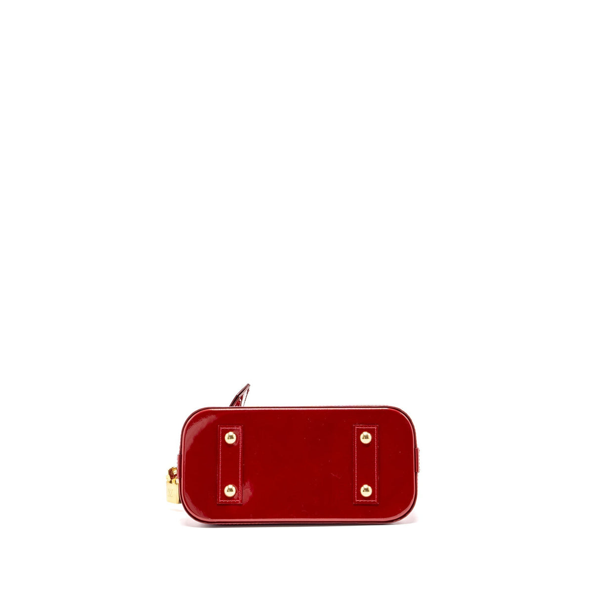 LOUIS VUITTON ALMA BB PATENT RED GHW