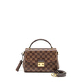 LOUIS VUITTON CROISETTE DAMIER EBENE CANVAS GHW
