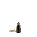CHANEL MINI 2.55 REISSUE AGED CALFSKIN BLACK GHW