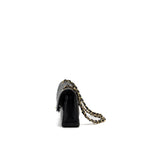 CHANEL SMALL CLASSIC DOUBLE FLAP BAG CAVIAR BLACK GHW
