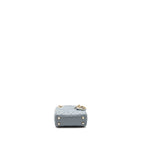 DIOR MICRO LADY DIOR LAMBSKIN GREY LGHW