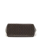 Goyard Saint Louis GM Tote Goyardine Canvas/Calfskin Black/Tan SHW