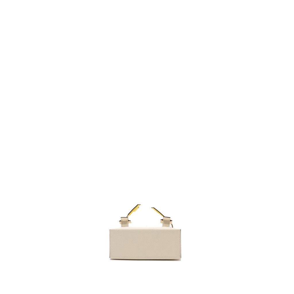 HERMES KELLYDOLE / KELLY DOLE PICTO EPSOM LEATHER NATA/ LIME / MAUVE SYLVESTRE/ CHAI SHW
