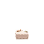 DIOR MINI LADY DIOR LAMBSKIN POWDER PINK LGHW