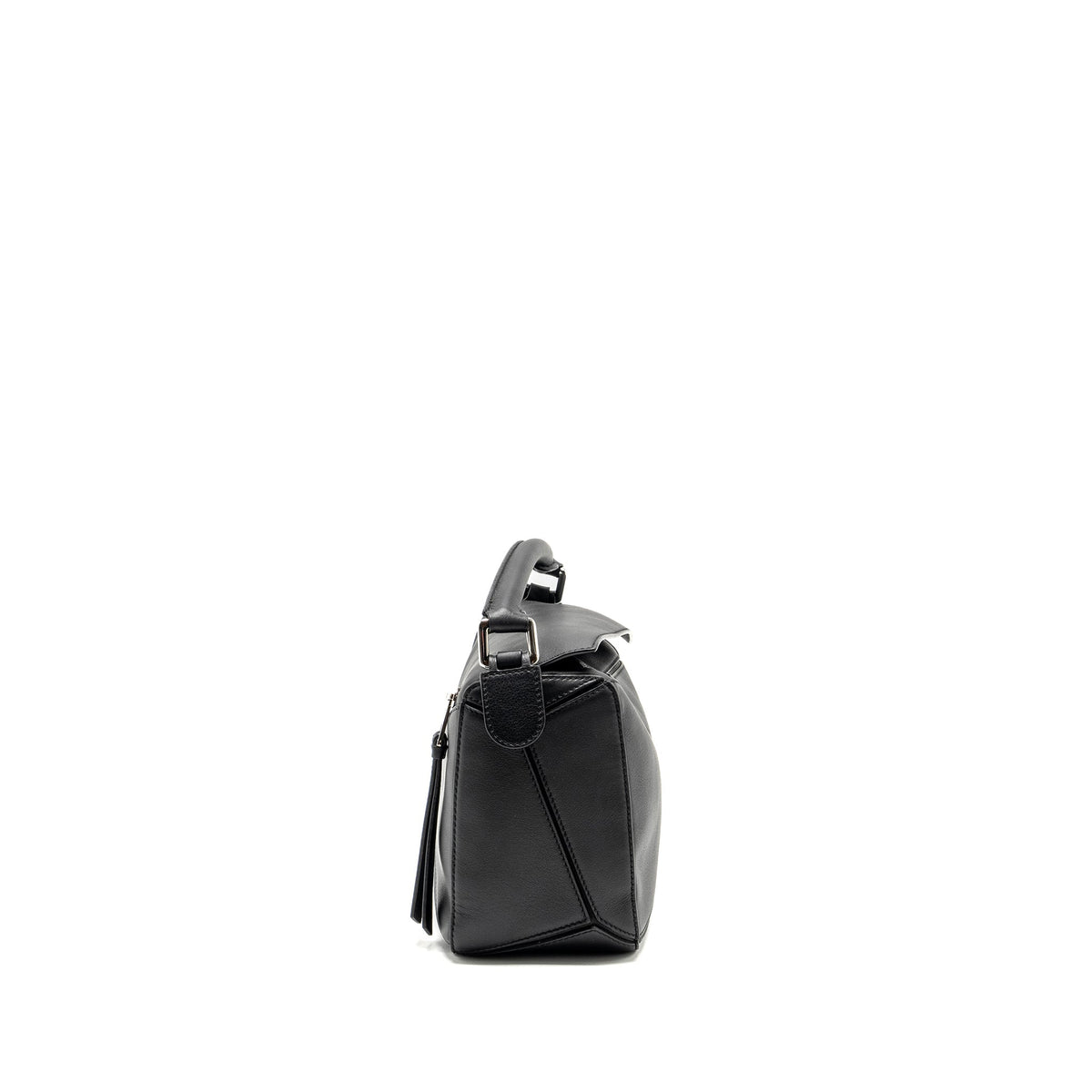 LOEWE SMALL PUZZLE BAG CALFSKIN BLACK SHW
