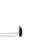 CHANEL DETAILED LOGO WALLET ON CHAIN BLACK CAVIAR LGHW (MICROCHIP)