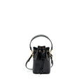 FENDI MINI MON TRESOR BUCKET BAG CALFSKIN BLACK GHW