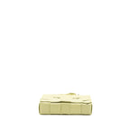 BOTTEGA VENETA SMALL CASSETTE BAG LEMON WASHED SHW