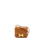 HERMES MINI CONSTANCE EPSOM GOLD GHW
