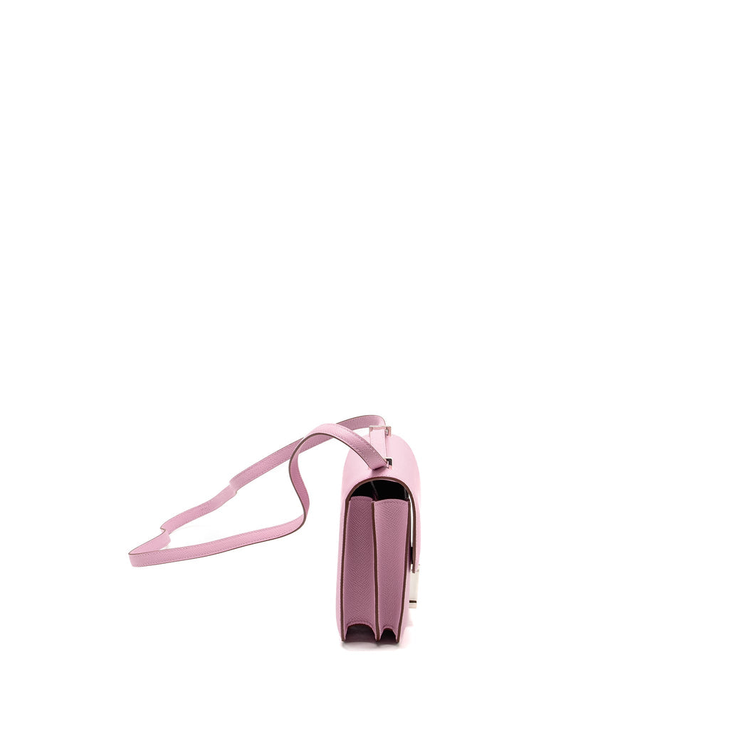 Hermes Mini Constance Epsom X9 Mauve Sylvestre SHW