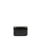 CHANEL MINI 2.55 REISSUE AGED CALFSKIN BLACK GHW