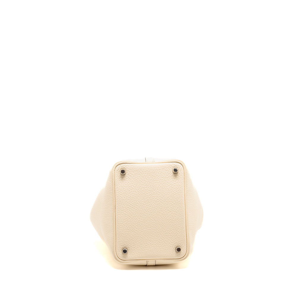 Hermes Picotin18 Lock bag Clemence Nata SHW