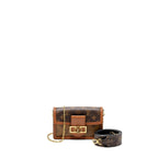 LOUIS VUITTON DAUPHINE CHAIN WALLET MONOGRAM REVERSE CANVAS GHW