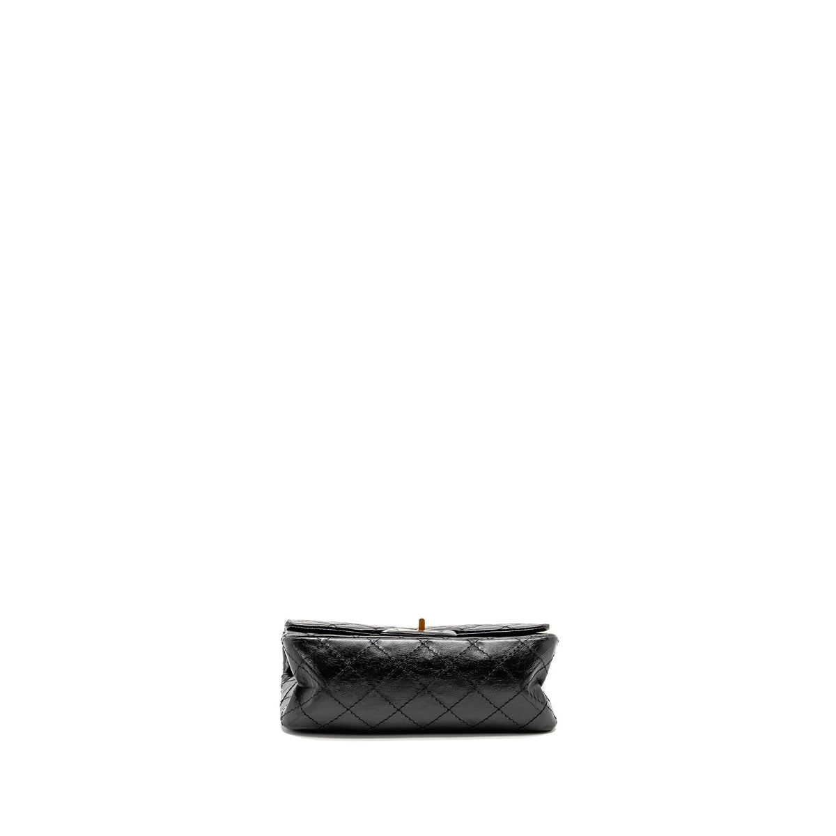 CHANEL MINI 2.55 REISSUE AGED CALFSKIN BLACK GHW