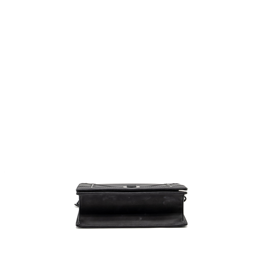 DIOR MEDIUM STUDDED DIORAMA CALFSKIN SO BLACK