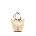 Hermes Picotin18 Lock bag Clemence Nata SHW