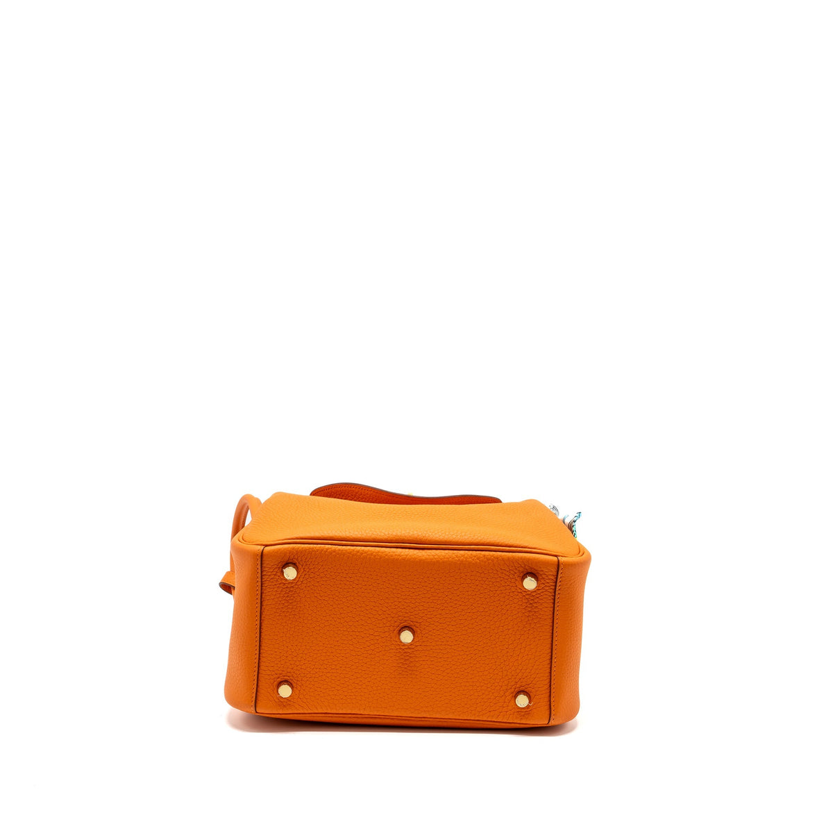 Hermes Lindy 26 clemence orange GHW