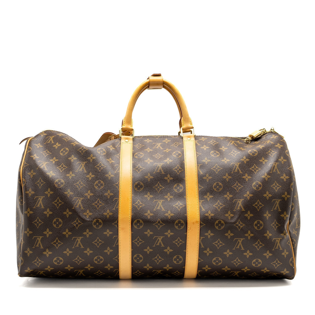 LOUIS VUITTON KEEPALL 55 MONOGRAM CANVAS GHW