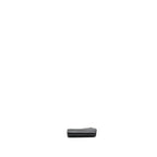 DIOR SADDLE FLAP CARD HOLDER GOATSKIN BLACK GHW