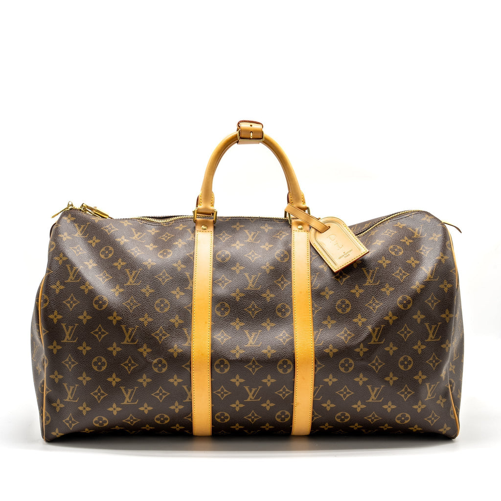 LOUIS VUITTON KEEPALL 55 MONOGRAM CANVAS GHW