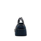 Hermes Picotin Cargo 18 Lock Bag Canvas/Swift Blue Marine/black SHW
