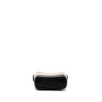 CHANEL SMALL GABRIELLE HOBO BAG AGED CALFSKIN WHITE/BLACK MULTICOLOUR HARDWARE
