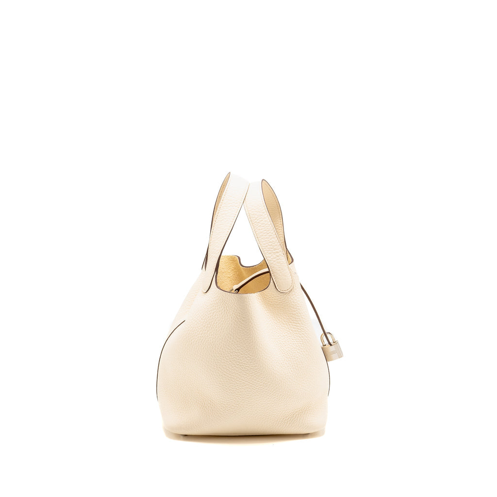Hermes Picotin18 Lock bag Clemence Nata SHW