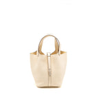 Hermes Picotin18 Lock bag Clemence Nata SHW