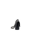 CHANEL MEDIUM CLASSIC FLAP BAG CAVIAR BLACK WITH SHW