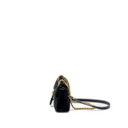 GUCCI MINI MARMONT VELVET BLACK GHW