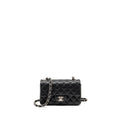 CHANEL MINI RECTANGULAR FLAP BAG CAVIAR BLACK SHW