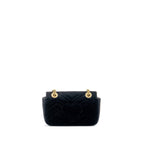 GUCCI MINI MARMONT VELVET BLACK GHW