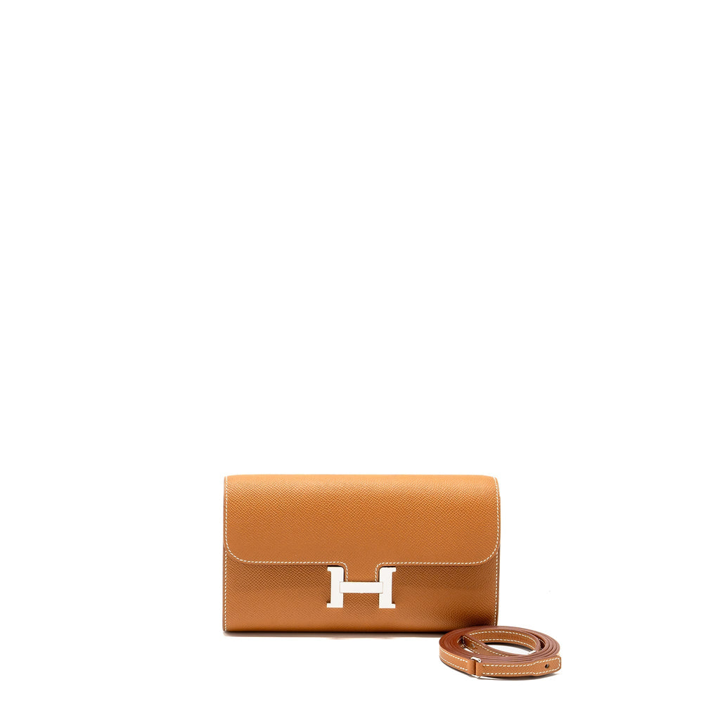 Hermes Constance To Go Epsom Gold SHW