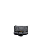 HERMES BIRKIN 25 TADELAKT LEATHER BLACK GHW
