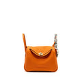 Hermes Lindy 26 clemence orange GHW