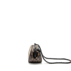 LOUIS VUITTON BOURSICOT CHAIN BAG REVERSE MONOGRAM CANVAS/LEATHER BLACK HARDWARE