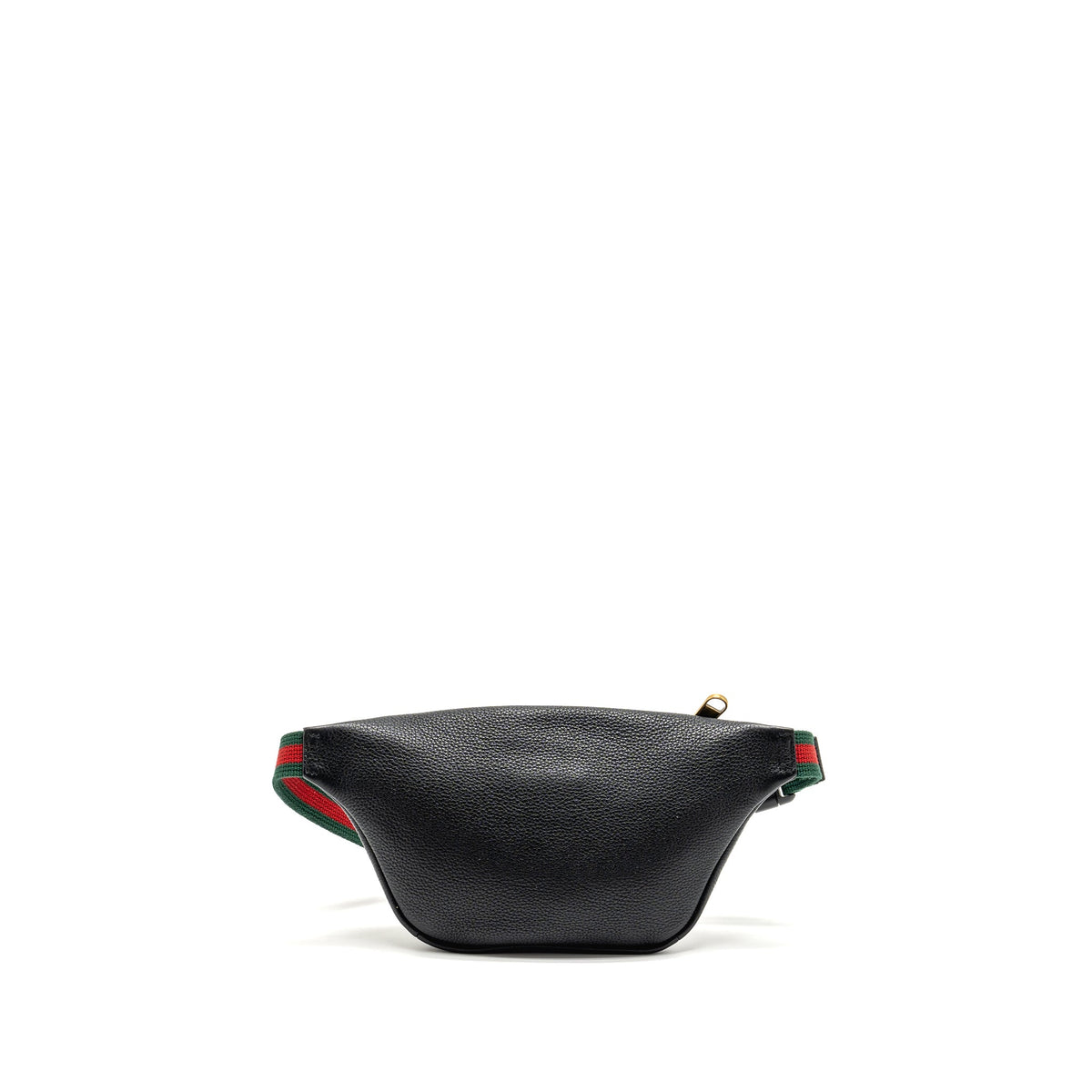 GUCCI MINI PRINT BELT BAG CALFSKIN BLACK GHW