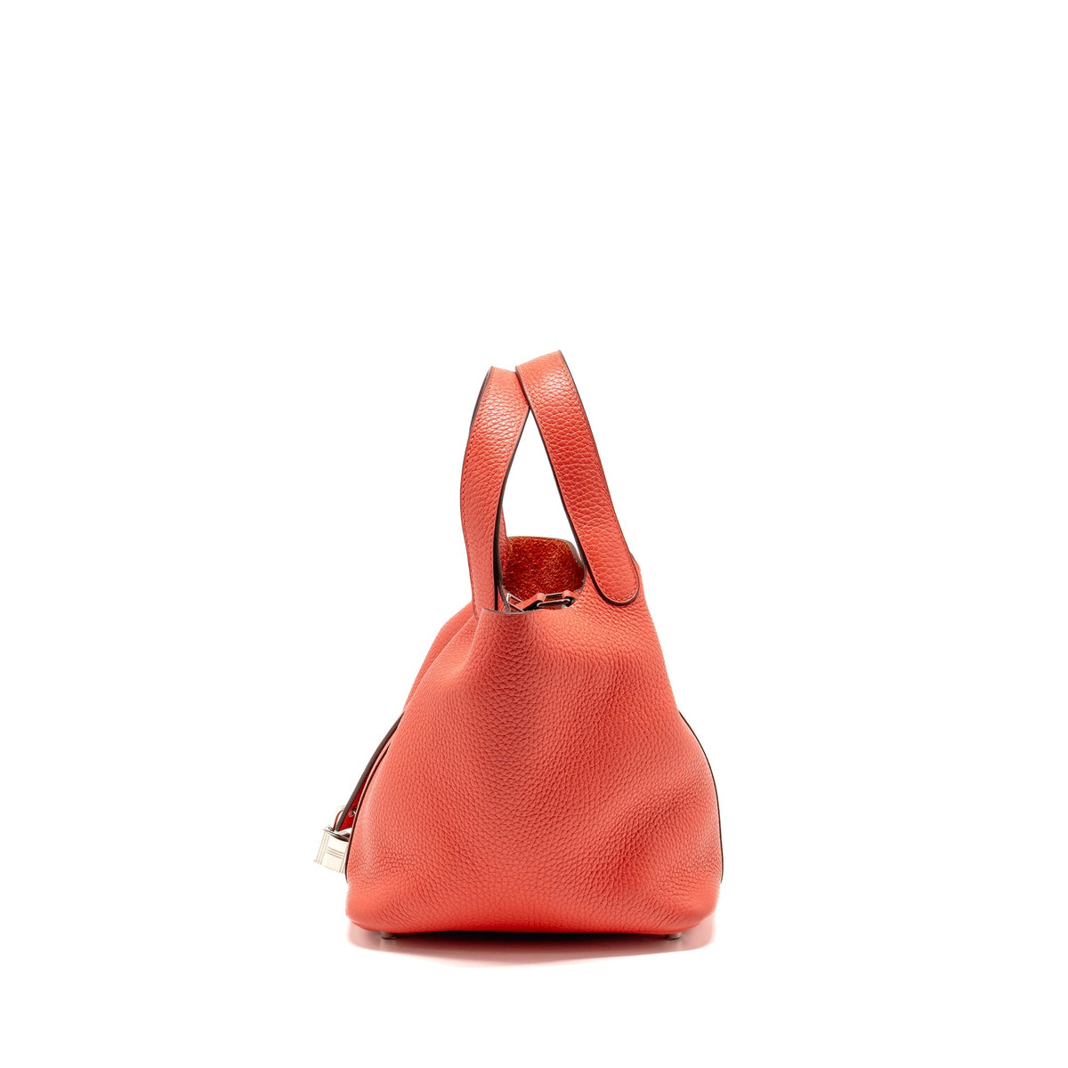 Hermes Picotin 18 Lock bag Clemence rose Jaipur SHW