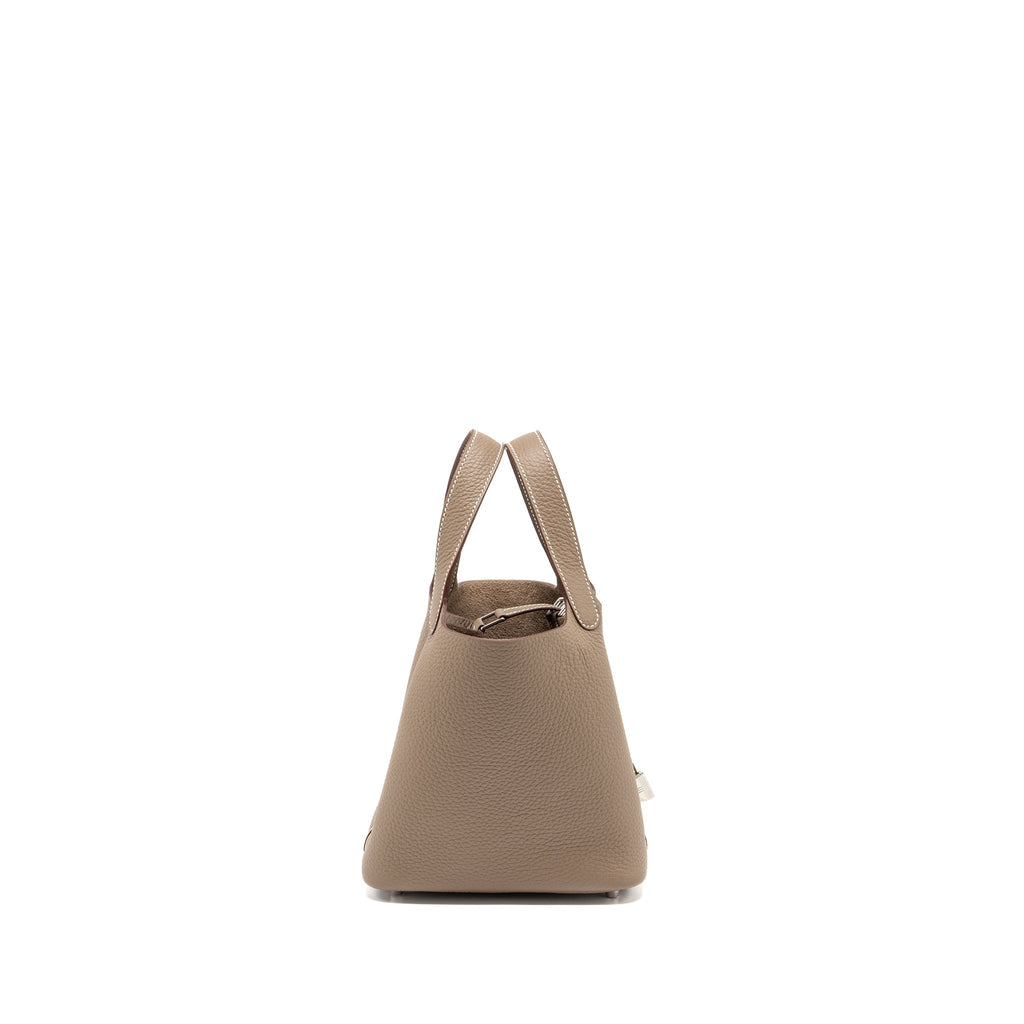 Hermes Picotin 18 Clemence Etoupe SHW