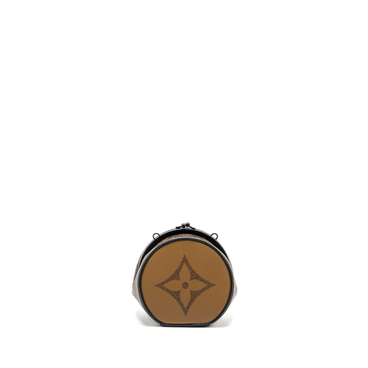 LOUIS VUITTON BOURSICOT CHAIN BAG REVERSE MONOGRAM CANVAS/LEATHER BLACK HARDWARE
