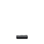 CHANEL QUILTED MEDIUM FLAP COMPACT WALLET CAVIAR BLACK GHW (MICROCHIP)