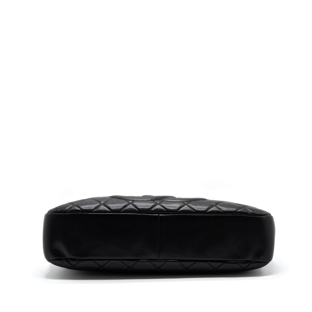 CHANEL MATELASSE CHAIN TOTE BAG CAVIAR BLACK GHW