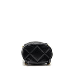 CHANEL 24C 19 BACKPACK LAMBSKIN BLACK MULTICOLOUR HARDWARE (MICROCHIP)