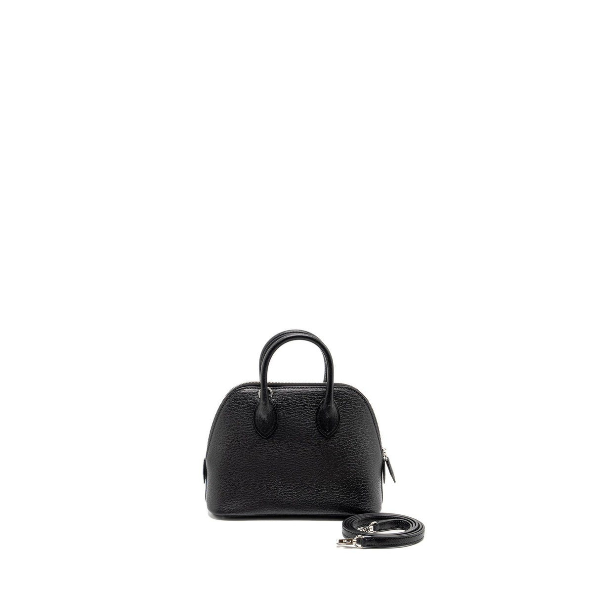 HERMES MINI BOLIDE CHEVRE MYSORE BLACK SHW